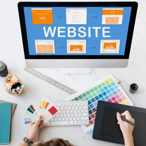web-template-website-design-concept